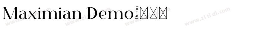 Maximian Demo字体转换